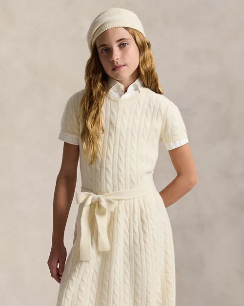 Rlx Ralph Lauren Cable-Knit Cashmere Dress