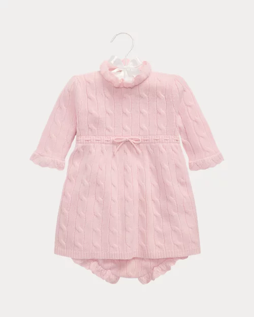 rlx ralph lauren Cable-Knit Cashmere Dress & Bloomer