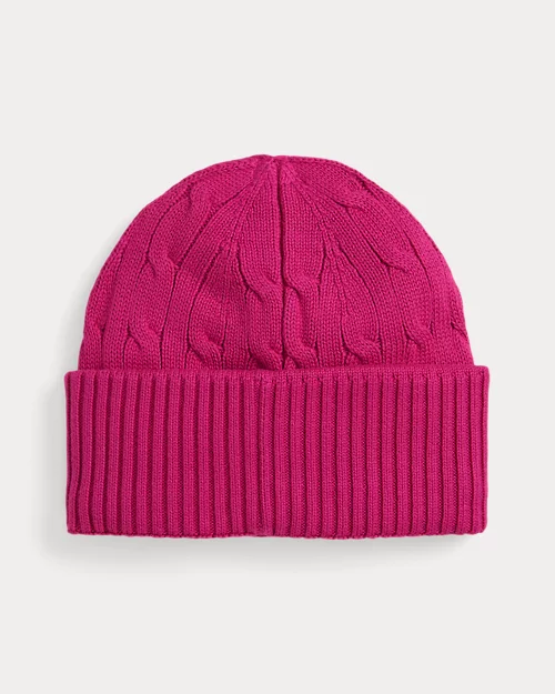 Rlx Ralph Lauren Cable-Knit Cotton Hat