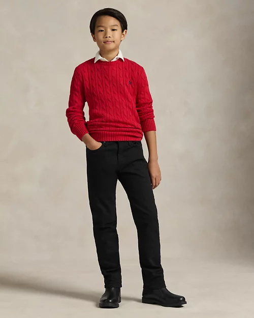 Rlx Ralph Lauren Cable-Knit Cotton Sweater