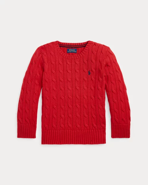 Rlx Ralph Lauren Cable-Knit Cotton Sweater