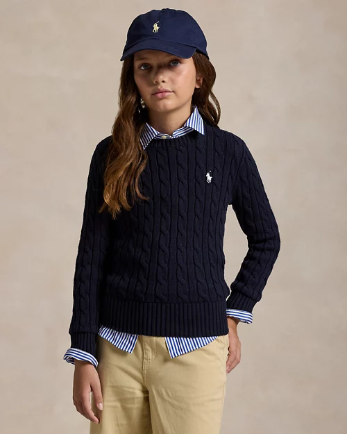 rlx ralph lauren Cable-Knit Cotton Sweater