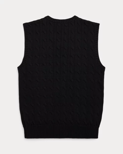 Rlx Ralph Lauren Cable-Knit Cotton Sweater Vest