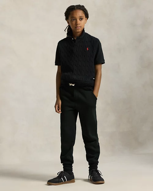 Rlx Ralph Lauren Cable-Knit Cotton Sweater Vest