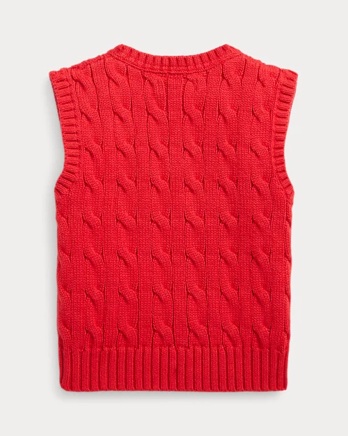 Rlx Ralph Lauren Cable-Knit Cotton Sweater Vest