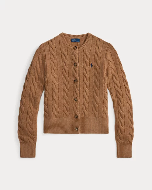 Rlx Ralph Lauren Cable-Knit Wool-Cashmere Cardigan