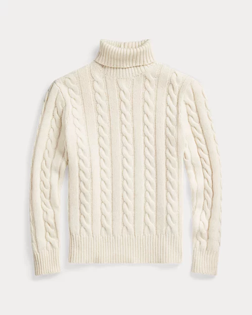 Rlx Ralph Lauren Cable-Knit Wool-Cashmere Sweater