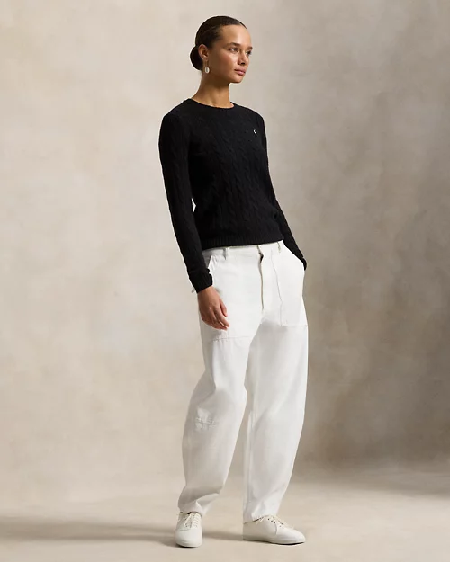 Rlx Ralph Lauren Cable-Knit Wool-Cashmere Sweater