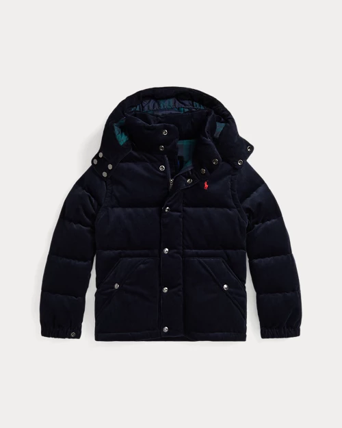 Rlx Ralph Lauren Convertible Corduroy Down Jacket