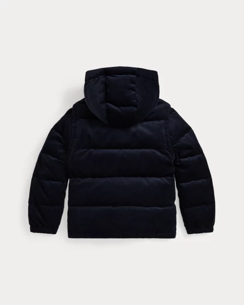 Rlx Ralph Lauren Convertible Corduroy Down Jacket