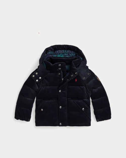 Rlx Ralph Lauren Convertible Corduroy Down Jacket