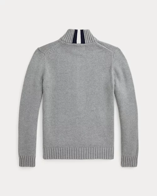Rlx Ralph Lauren Cotton Full-Zip Sweater