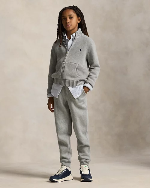 Rlx Ralph Lauren Cotton Full-Zip Sweater