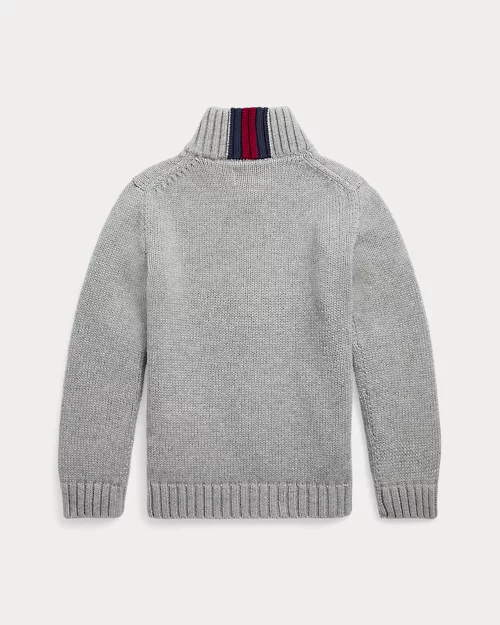 Rlx Ralph Lauren Cotton Full-Zip Sweater