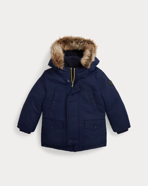 Rlx Ralph Lauren Faux-Fur-Trim Down Parka
