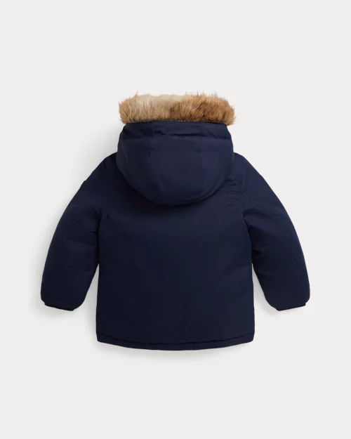 Rlx Ralph Lauren Faux-Fur-Trim Down Parka