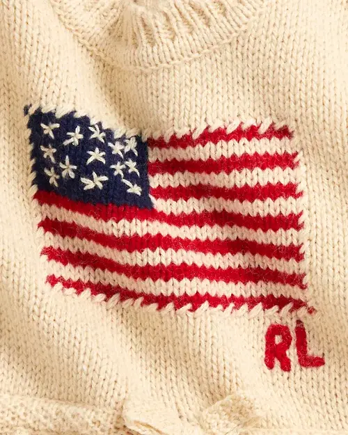 Rlx Ralph Lauren Flag-Intarsia Cotton-Wool Dress