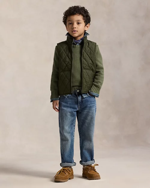 Rlx Ralph Lauren Fleece-Lined Quilted Vest
