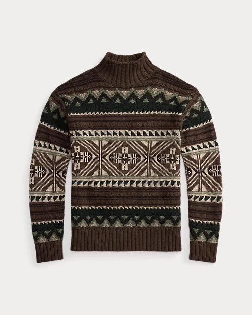 Rlx Ralph Lauren Geometric Cotton-Blend Sweater