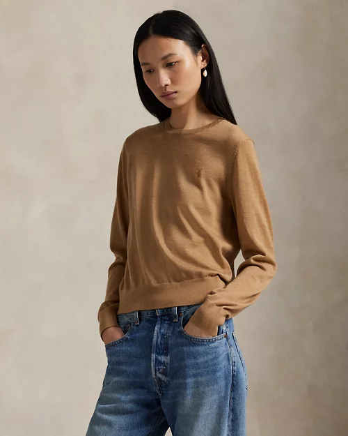 Rlx Ralph Lauren Merino Wool Crewneck Sweater