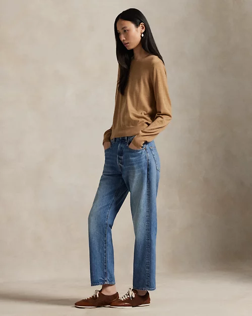 Rlx Ralph Lauren Merino Wool Crewneck Sweater