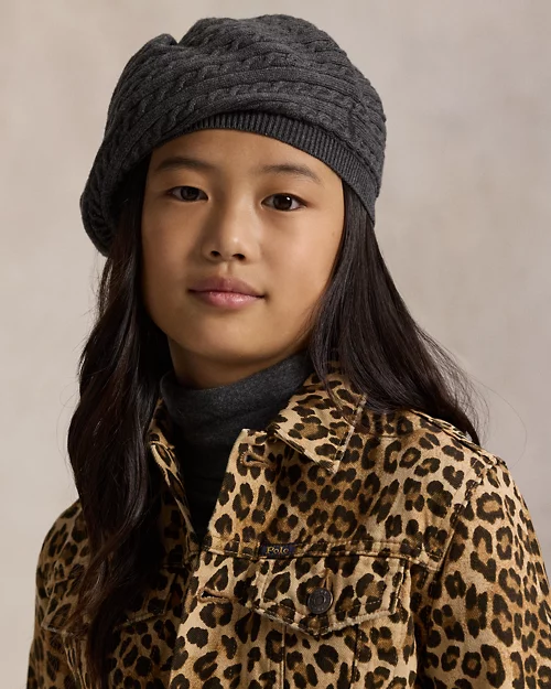 Rlx Ralph Lauren Mini-Cable Cotton Beret