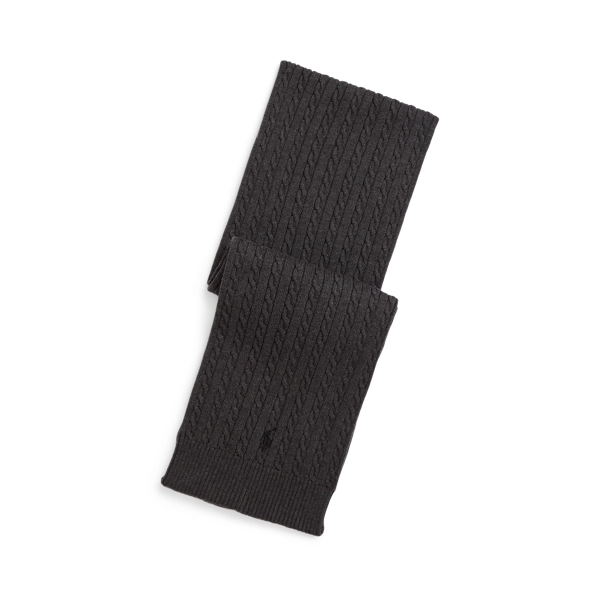rlx ralph lauren Mini-Cable Cotton Scarf