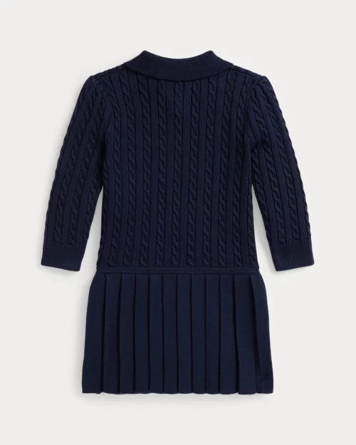 Rlx Ralph Lauren Mini-Cable Polo Sweater Dress
