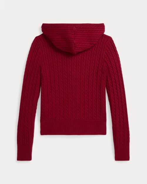 Rlx Ralph Lauren Polo Bear Cotton Full-Zip Sweater