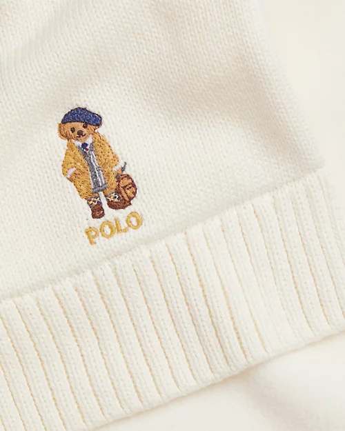 Rlx Ralph Lauren Polo Bear Cotton Scarf