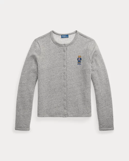 Rlx Ralph Lauren Polo Bear French Terry Cardigan