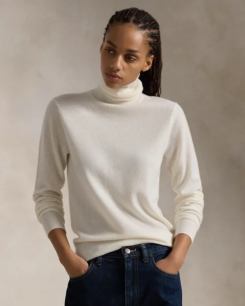 Rlx Ralph Lauren Slim Fit Cashmere Turtleneck