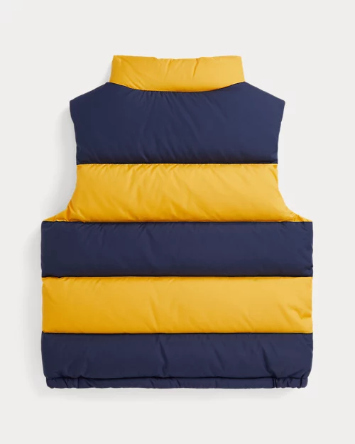 Rlx Ralph Lauren The Gorham Striped Down Vest