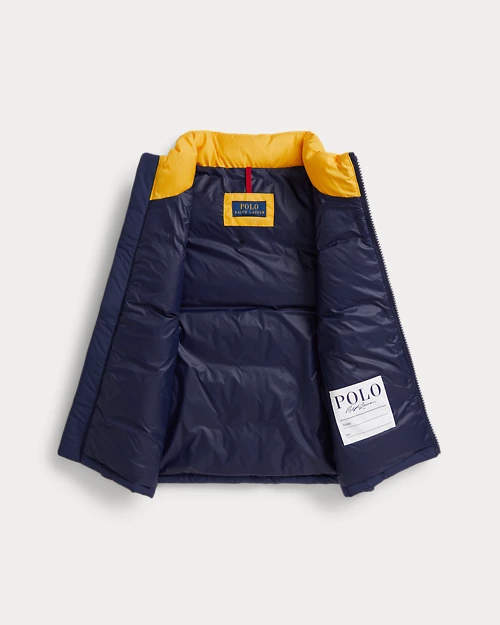 Rlx Ralph Lauren The Gorham Striped Down Vest