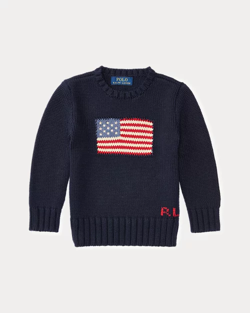 Rlx Ralph Lauren The Iconic Flag Sweater