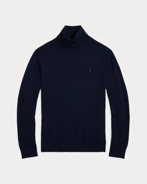 Rlx Ralph Lauren Washable Wool Turtleneck Sweater