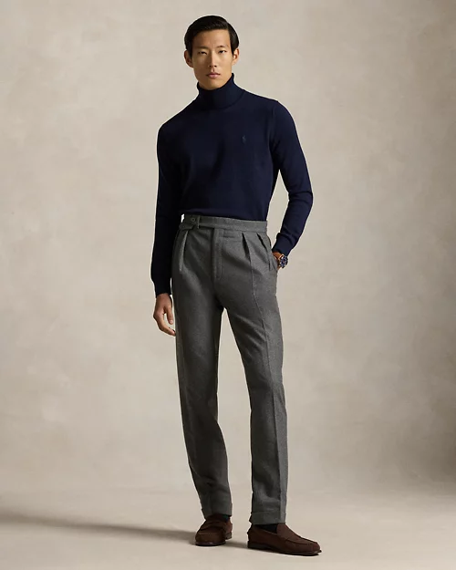 Rlx Ralph Lauren Washable Wool Turtleneck Sweater