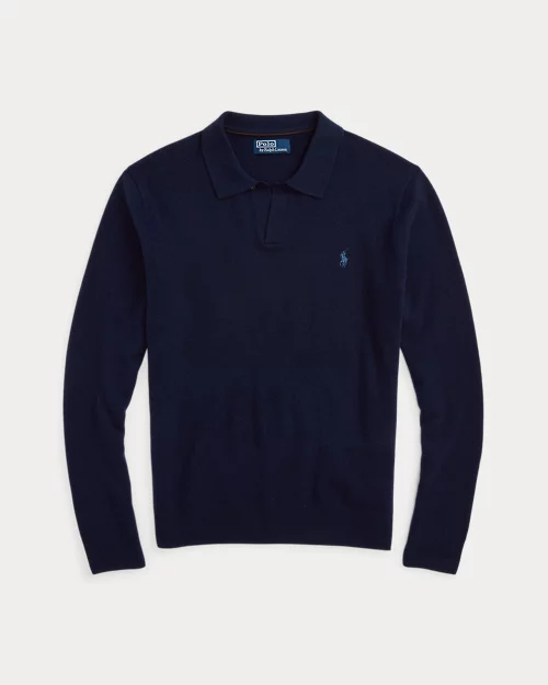Rlx Ralph Lauren Wool Johnny-Collar Sweater