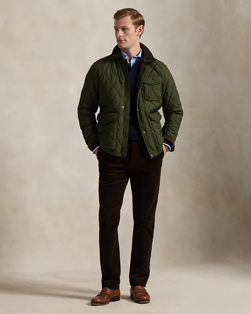 Rlx Ralph Lauren Wool Johnny-Collar Sweater