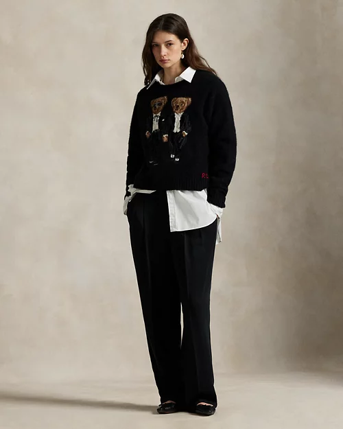 Rlx Ralph Lauren The Ralph & Ricky Tuxedo Bear Sweater