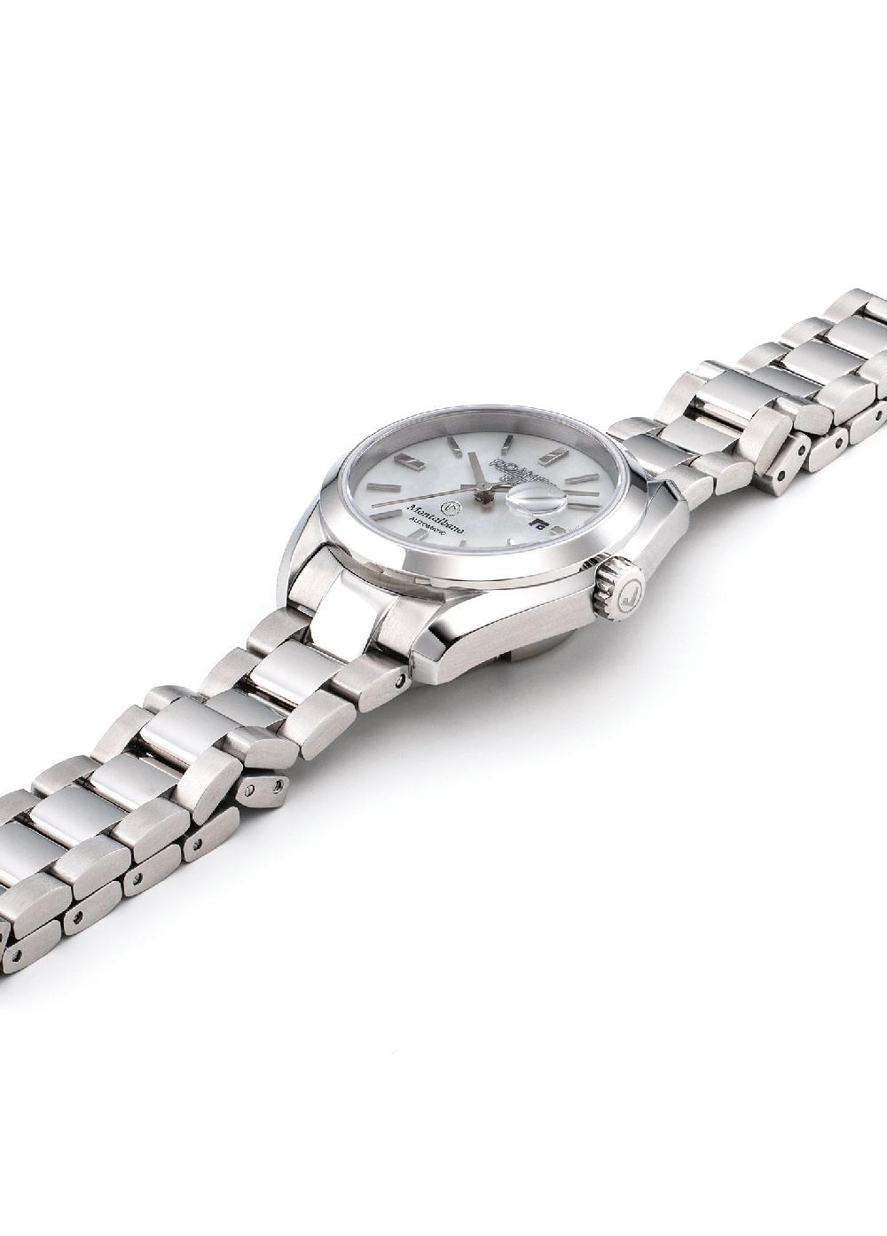 Roamer Montalbano Ladies 31mm Automatic Three-Hand Date Silver Bracelet Sapphire Glass Stainless Steel Swiss Watch