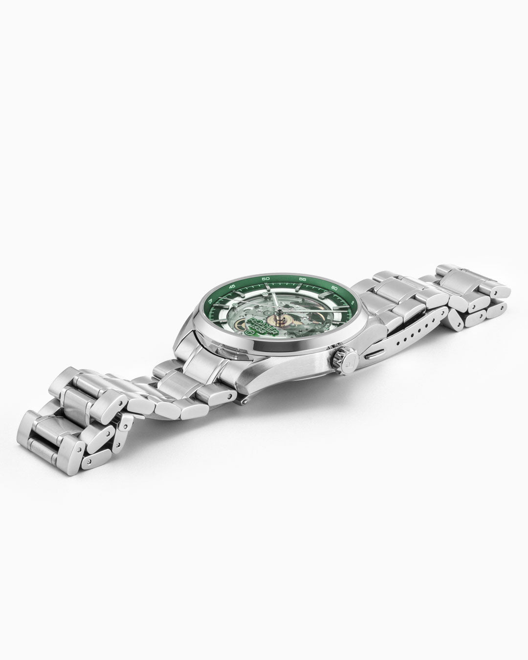 Roamer Pro Auto 42 Mm Automatic Three-Hand Green Dial Silver Bracelet Sapphire Antireflection Glass Stainless Steel Swiss Watch