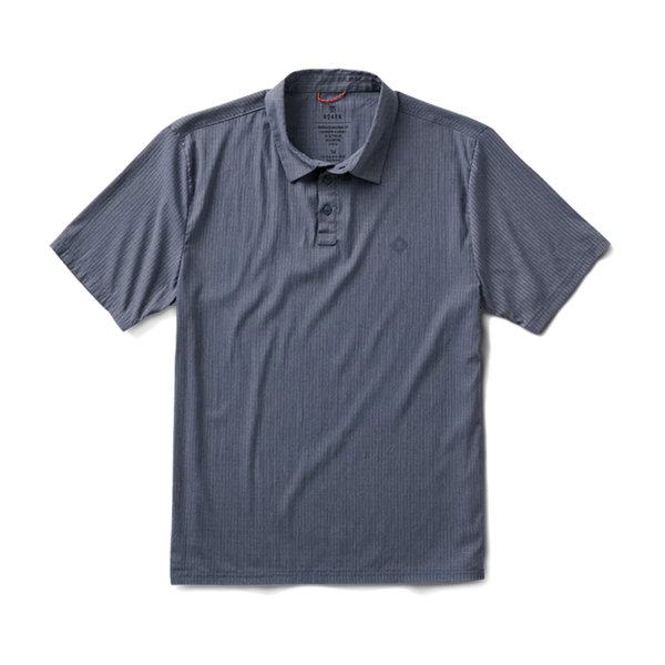 roark Bless Up Breathable Stretch Polo Shirt in Slate