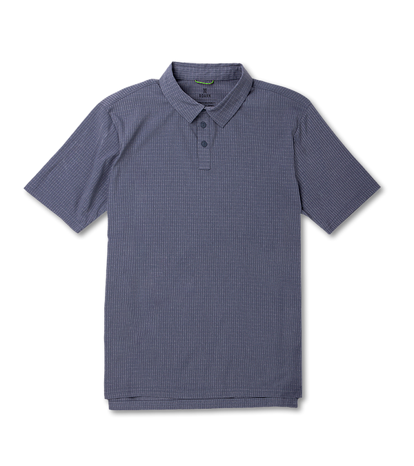 roark Bless Up Breathable Stretch Polo Shirt in Slate