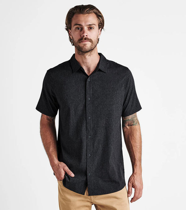 Roark Bless Up Breathable Stretch Shirt - Black | Roark