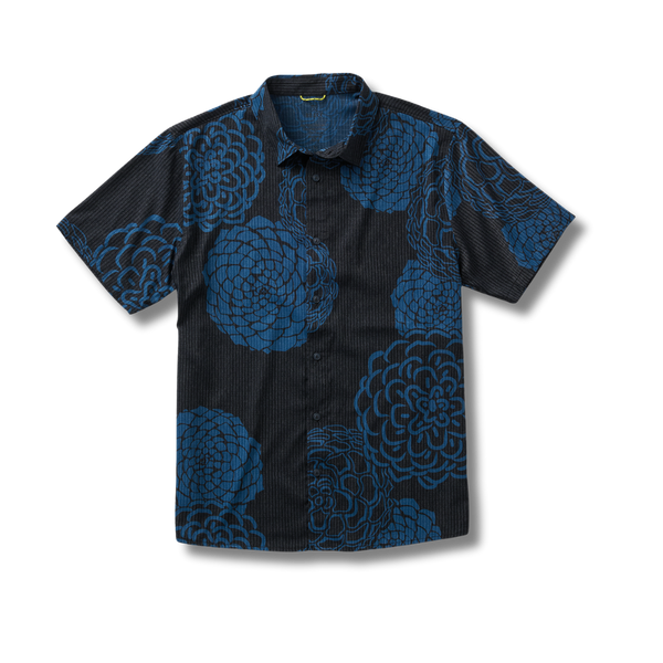 roark Bless Up Breathable Stretch Shirt in Dark Navy