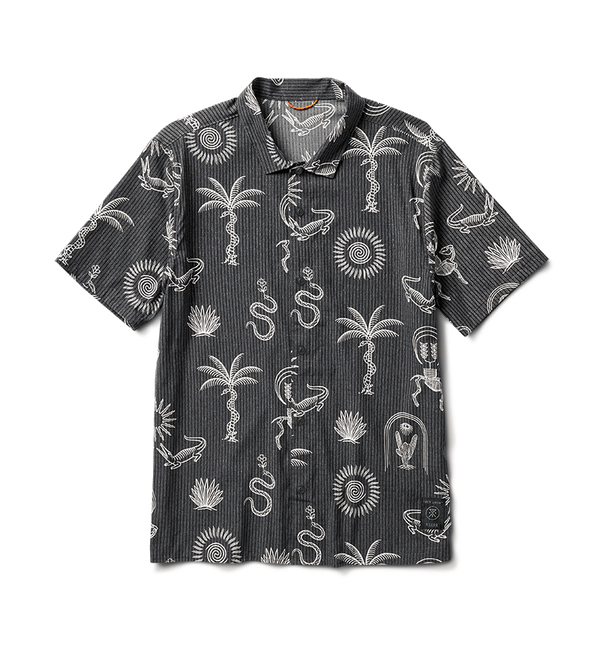 roark Bless Up Trail Button Up Shirt - Black & White | Roark