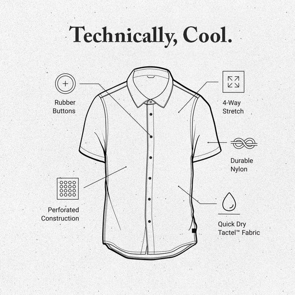 Roark Bless Up Trail Button Up Shirt - Motorhead Black | Roark