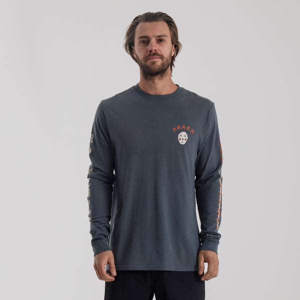 Roark Folk Yeah Long Sleeve Premium Tee - Orion | Roark