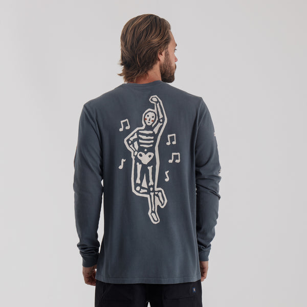 Roark Folk Yeah Long Sleeve Premium Tee - Orion | Roark